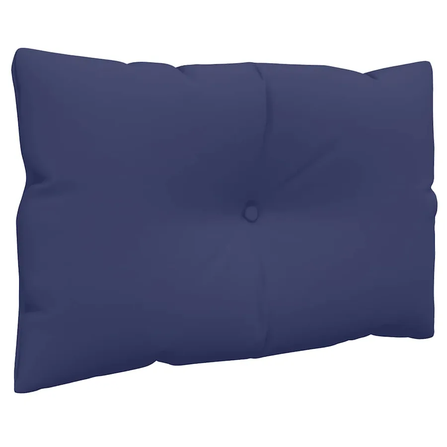Coussins de palette lot de 3 bleu marine tissu oxford - 5