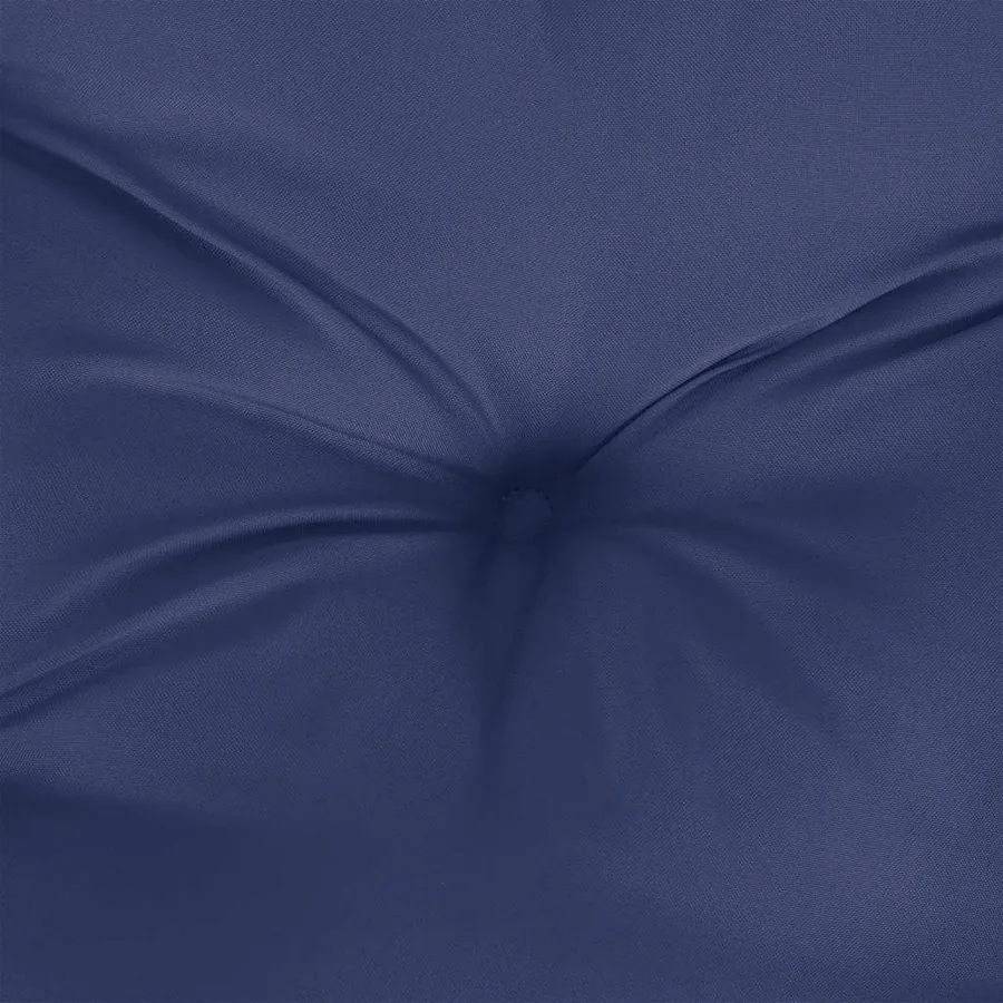 Coussins de palette lot de 3 bleu marine tissu oxford - 9