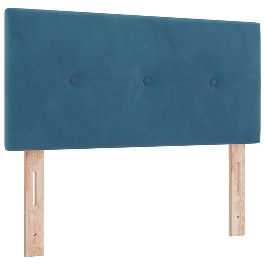 Tête de lit LED avec bandes LED Bleu 90 cm Velours - 2