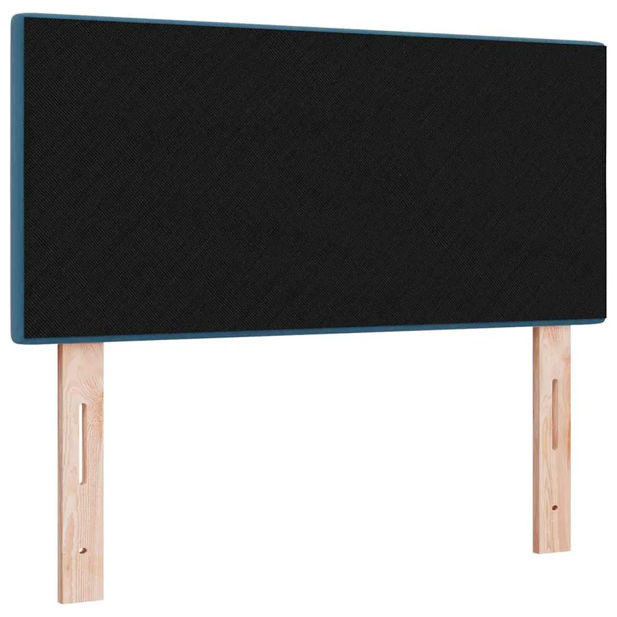 Tête de lit LED avec bandes LED Bleu 90 cm Velours - 7