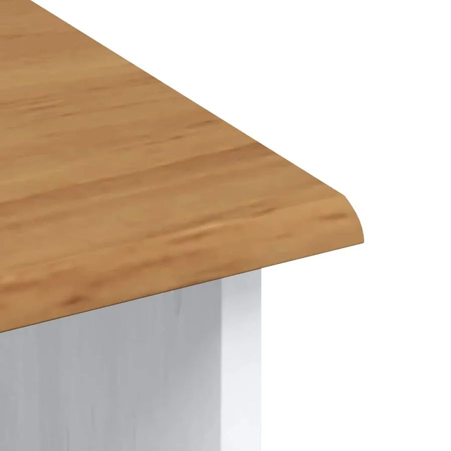Hutch ASKIM Blanc 91 x 40 x 200,5 cm Bois de pin massif - 11