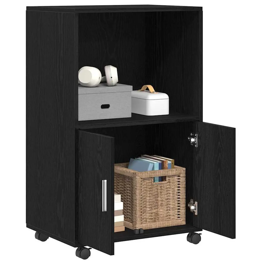 Armoire Chêne noir 55 x 40 x 82 cm - 3