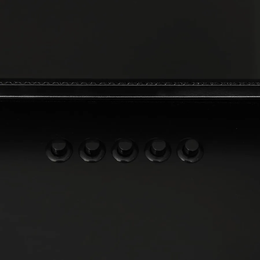 Hotte murale 60 cm Acier inoxydable et verre trempé Noir - 7