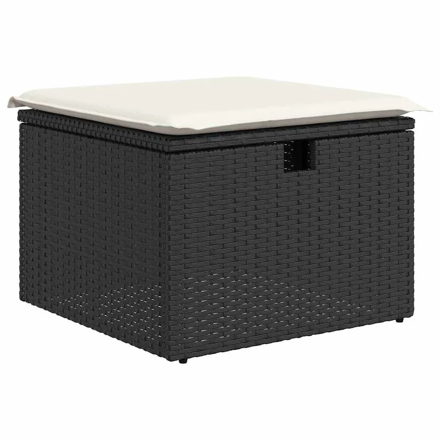 Ensemble de Canapés avec coussin 4 pcs polyrotin - 6