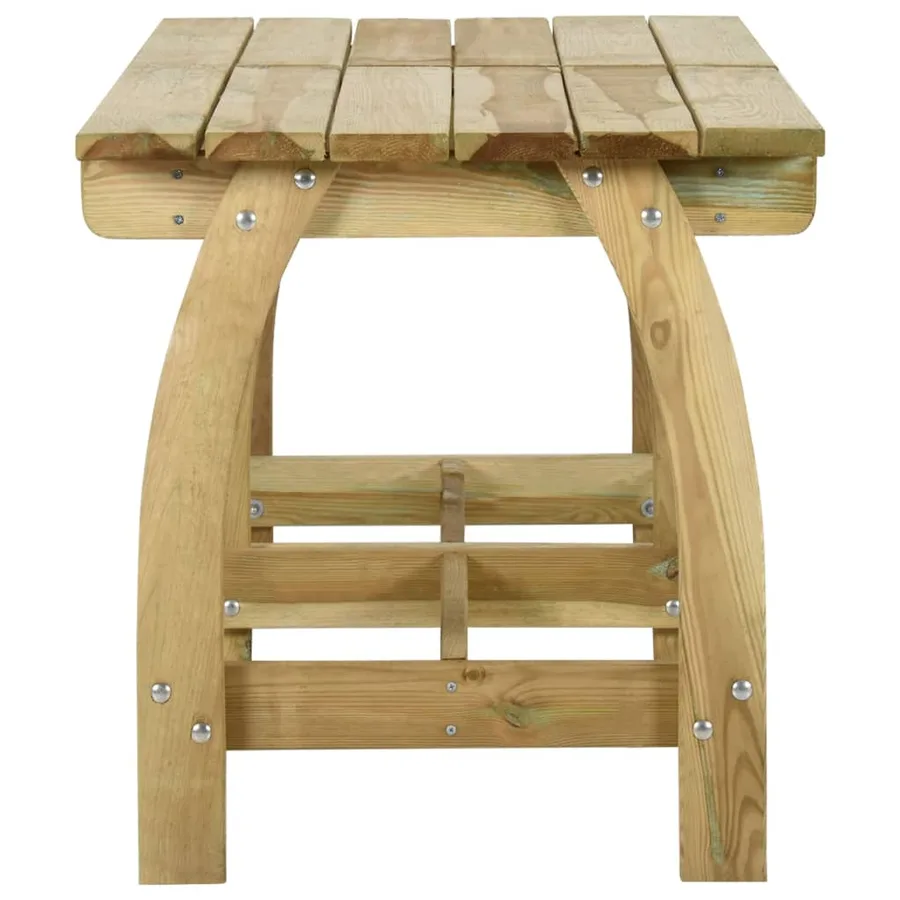 Table de jardin 220x74x75 cm Bois de pin imprégné - 3