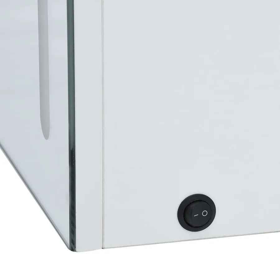 Armoire de salle de bain à miroir LED 60x14x62 cm - 6