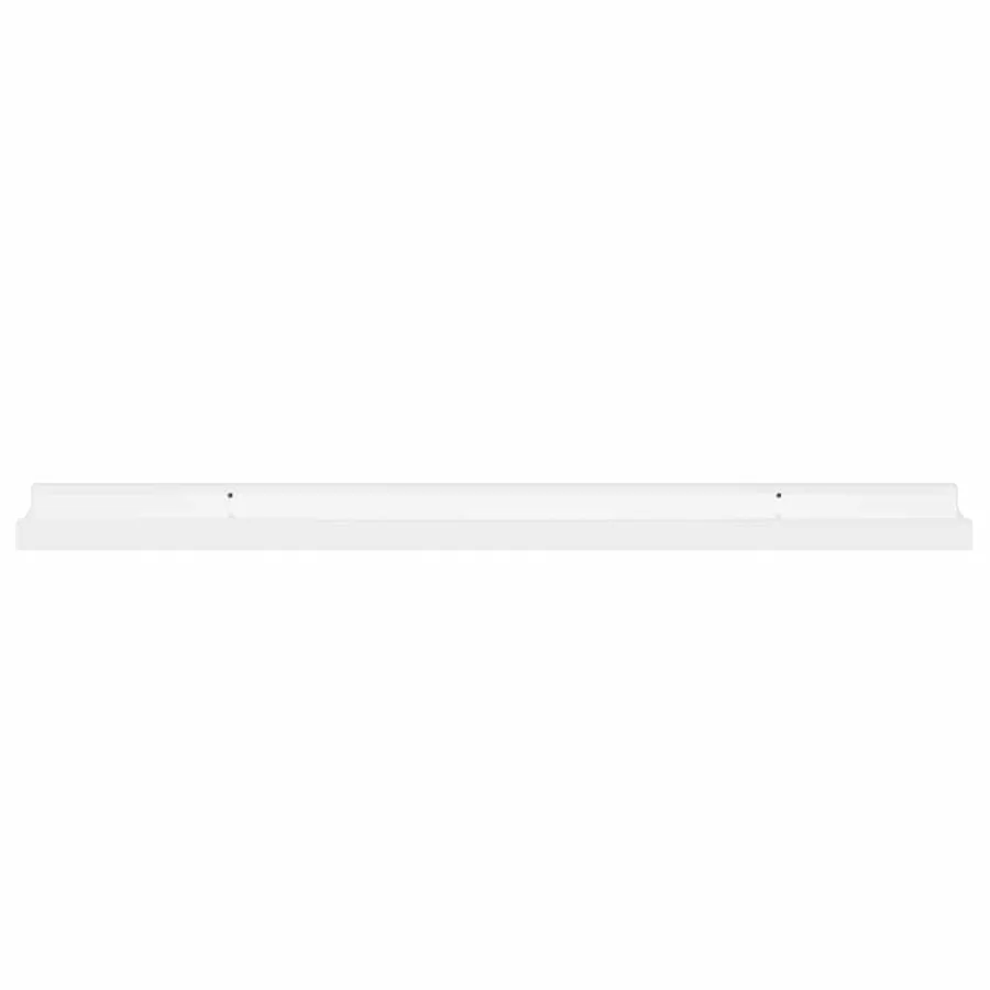Étagères murales 4 pcs Blanc brillant 80x9x3 cm - 5
