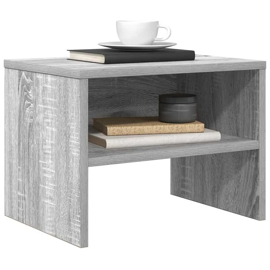 Table de chevet Sonoma gris 40x30x30 cm Bois d'ingénierie - 4