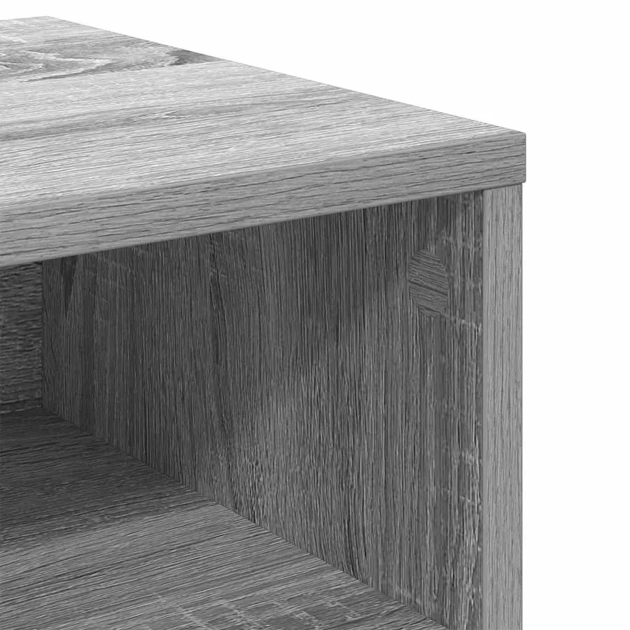 Table de chevet Sonoma gris 40x30x30 cm Bois d'ingénierie - 8