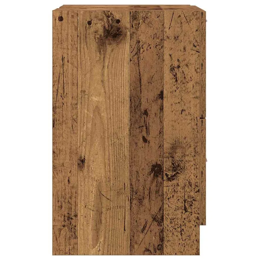 Cabinet de salle de bain avec porte Bois Ancien 40 x 37 x 59 cm - 7