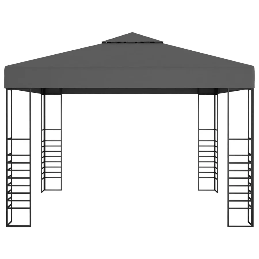 Tonnelle de jardin 3 x 3 m Anthracite - 2