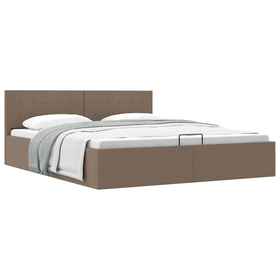 Cadre de lit à rangement hydraulique sans matelas 180x200 cm - 2