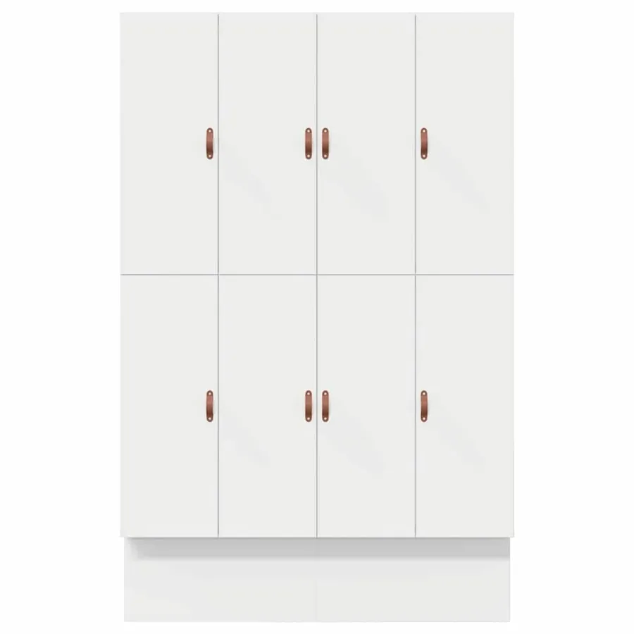 Cadre de lit avec rangement Blanc 160 cm Bois d'ingénierie - 10