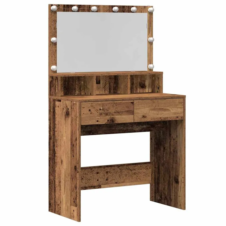 Table de Toilette avec tiroir Bois ancien 80 x 41 x 134,5 cm - 2