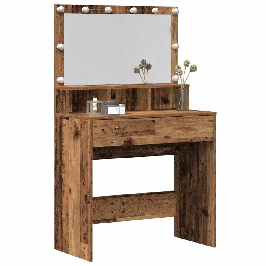 Table de Toilette avec tiroir Bois ancien 80 x 41 x 134,5 cm - 3