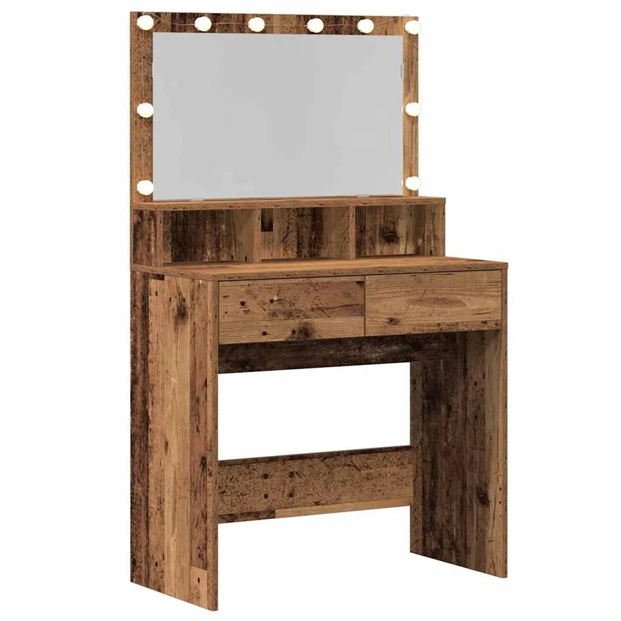 Table de Toilette avec tiroir Bois ancien 80 x 41 x 134,5 cm - 5