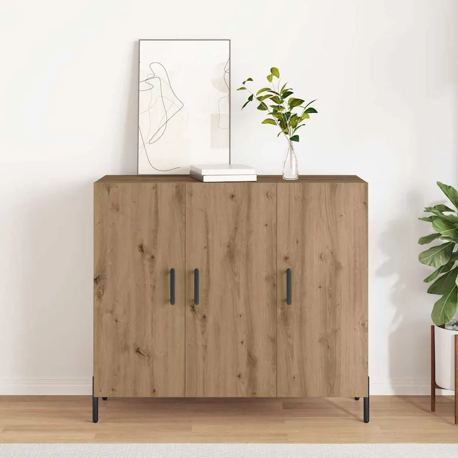 Buffet Chêne artisanal 90 x 34 x 80 cm Bois d'ingénierie