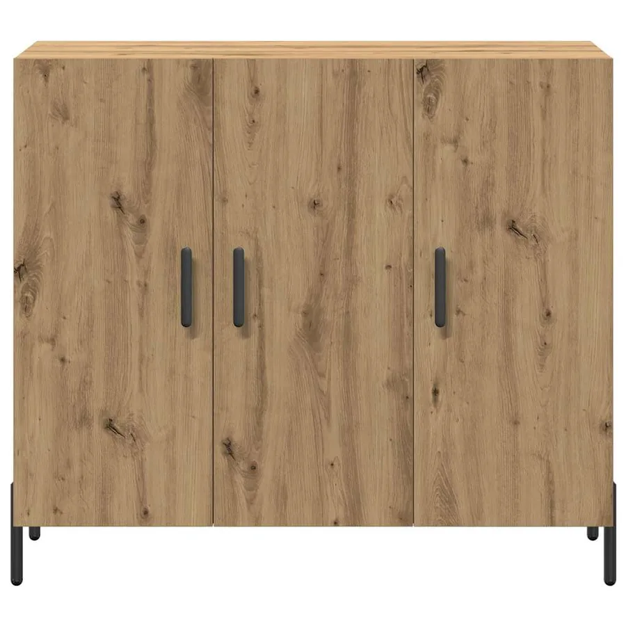 Buffet Chêne artisanal 90 x 34 x 80 cm Bois d'ingénierie - 6