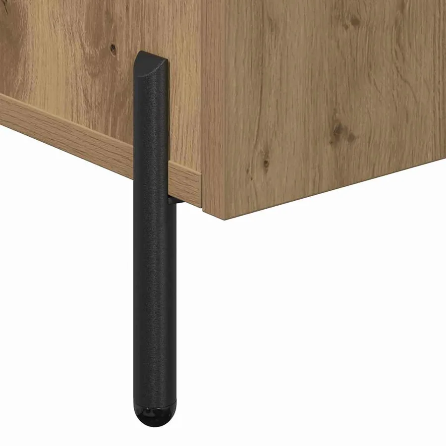 Buffet Chêne artisanal 90 x 34 x 80 cm Bois d'ingénierie - 9