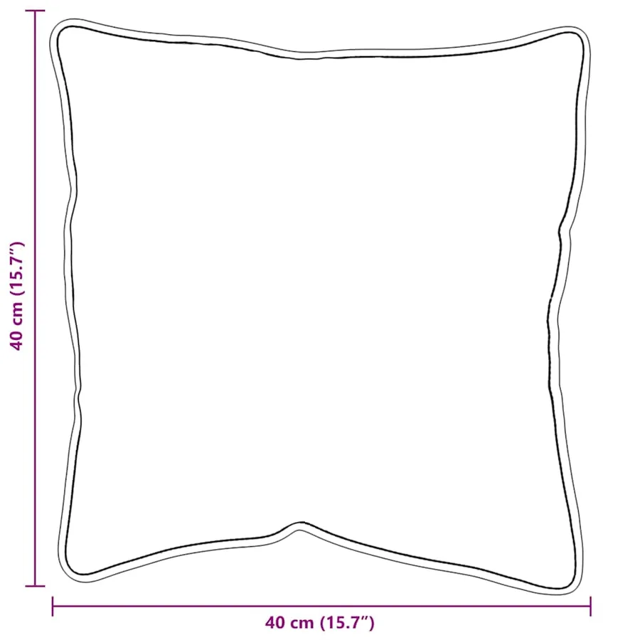 Oreiller avec oreiller 2 pcs Blanc 41 x 40 x 20 cm Polyester - 10