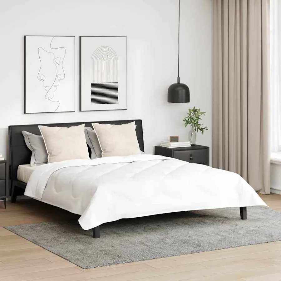 Oreiller 2 pcs Blanc 70 x 60 x 20 cm Coton et polyester
