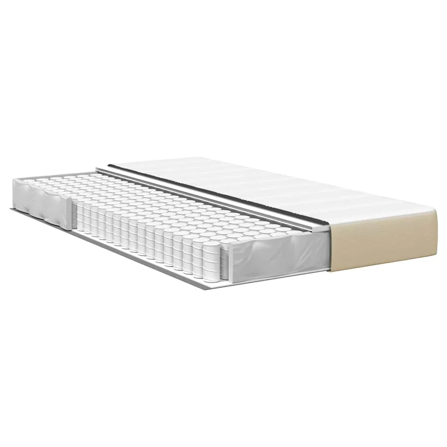 Matelas de Lit avec matelas Sauge 120 x 190 cm tissu - 4