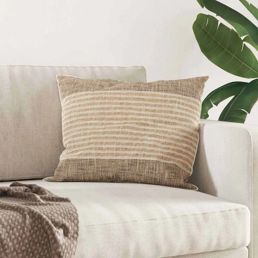 Oreiller 2 pcs Blanc 62 x 31 x 0 cm Coton et polyester - 7