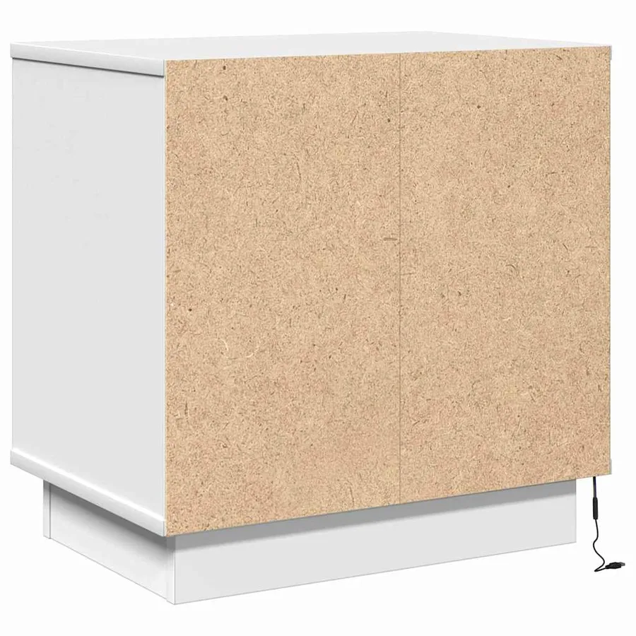 Cabinet de chevet avec tiroir 2 pcs Blanc 50 x 34,5 x 50 cm. - 10