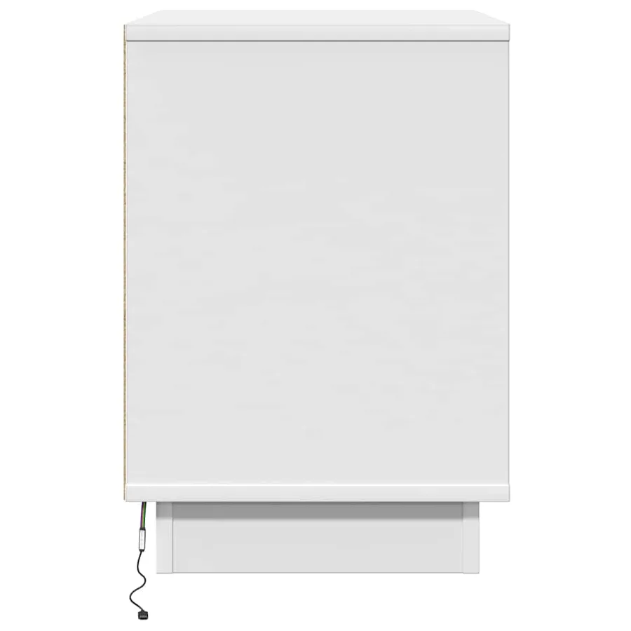 Cabinet de chevet avec tiroir 2 pcs Blanc 50 x 34,5 x 50 cm. - 9