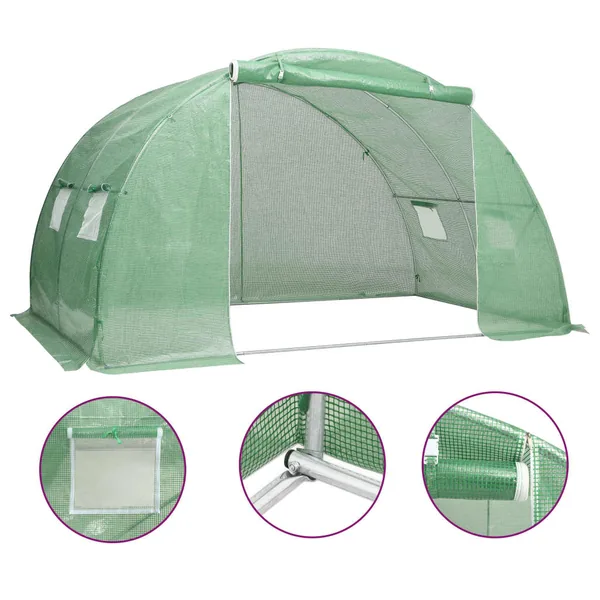 Serre 8 m² 2x4x2 m