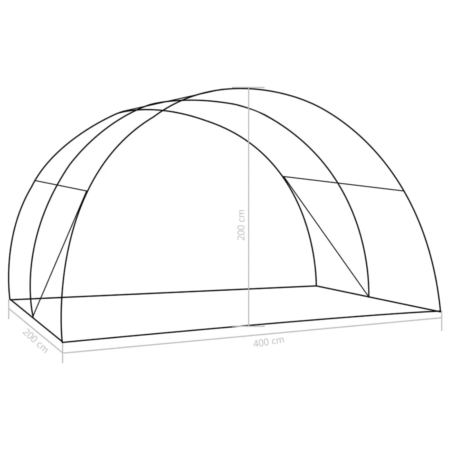 Serre 8 m² 2x4x2 m - 12