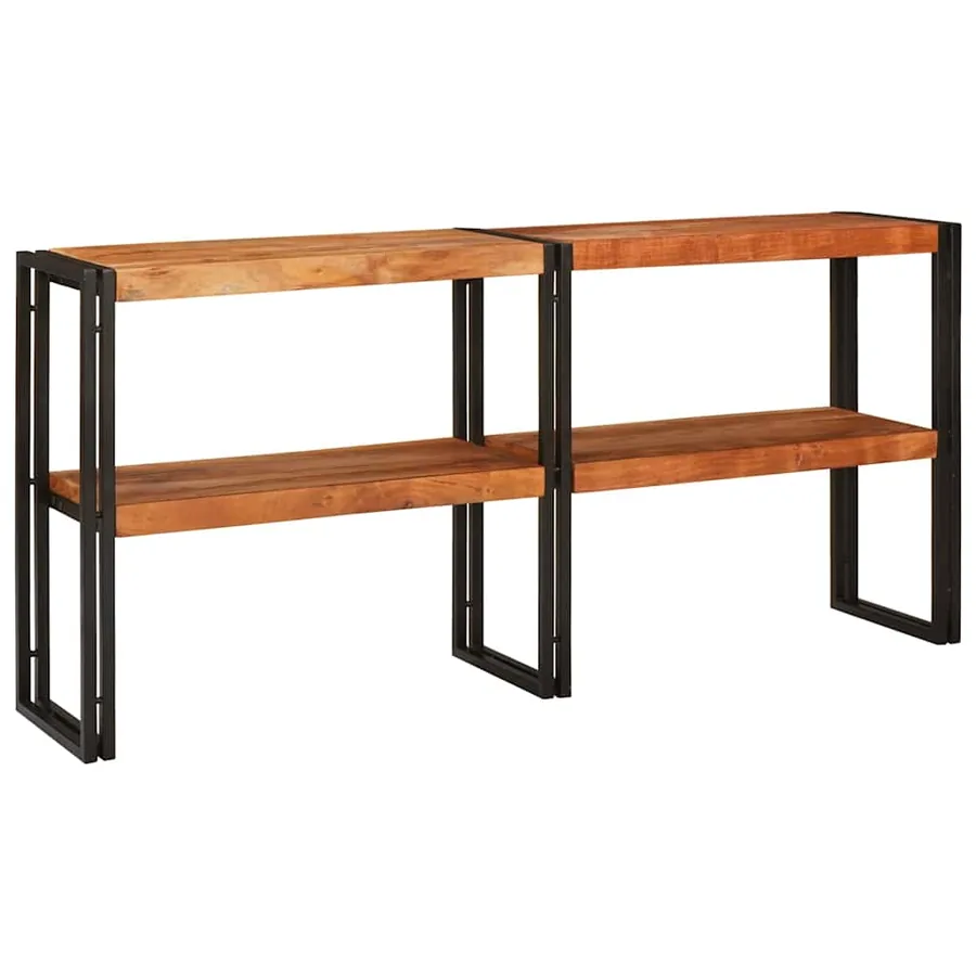 Table console Marron 160 x 33 x 75 cm Bois d'Acacia Massif
