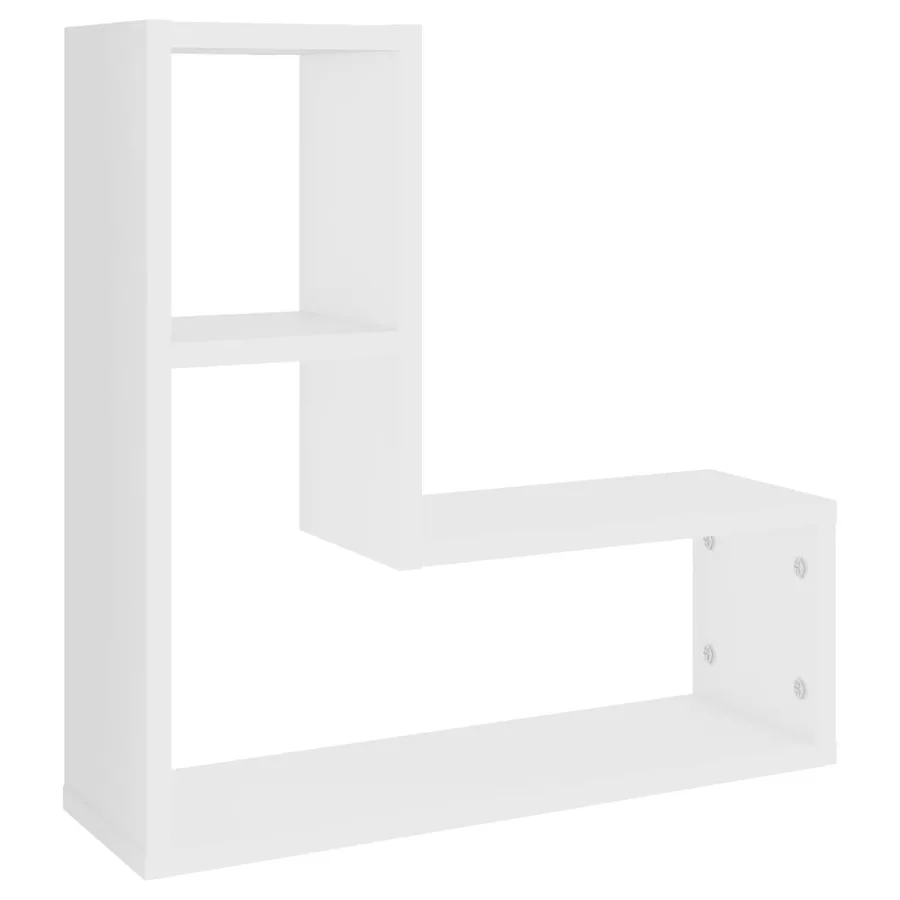 Étagères murales 2 pcs blanc 50x15x50 cm bois d'ingénierie - 4