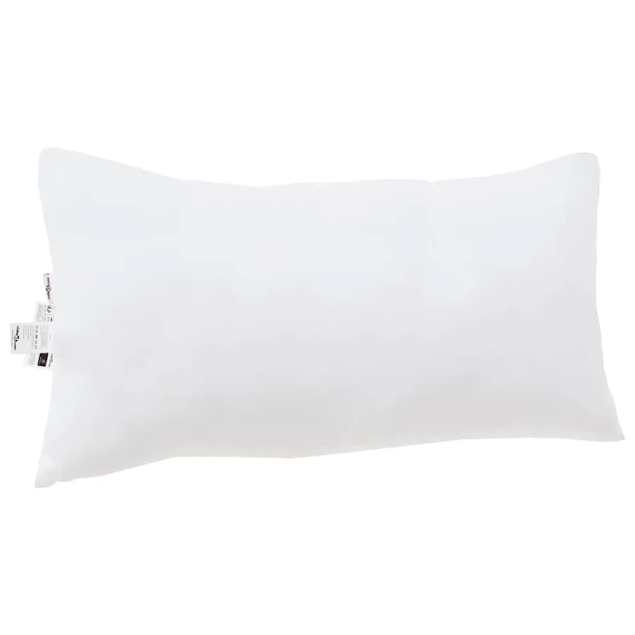 Oreiller avec oreiller 2 pcs Blanc 81 x 42 x 20 cm Polyester - 6