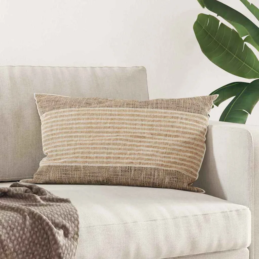 Oreiller avec oreiller 2 pcs Blanc 81 x 42 x 20 cm Polyester - 7