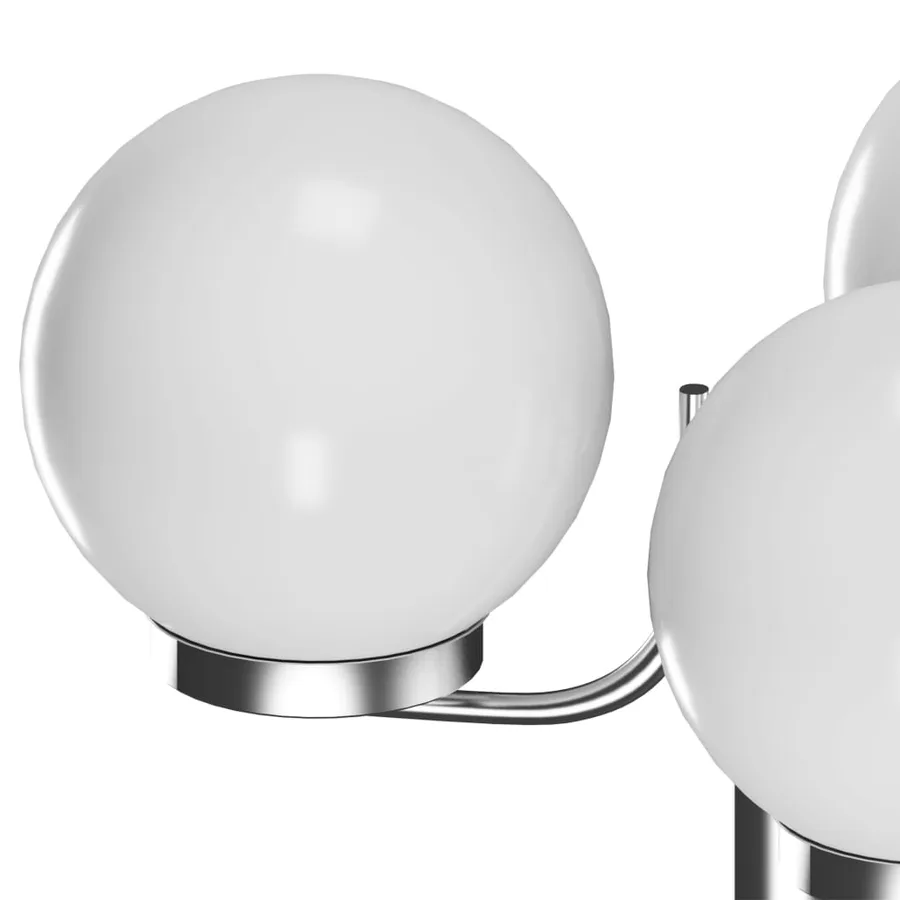Lampadaire de jardin 3 lampes 220 cm - 3