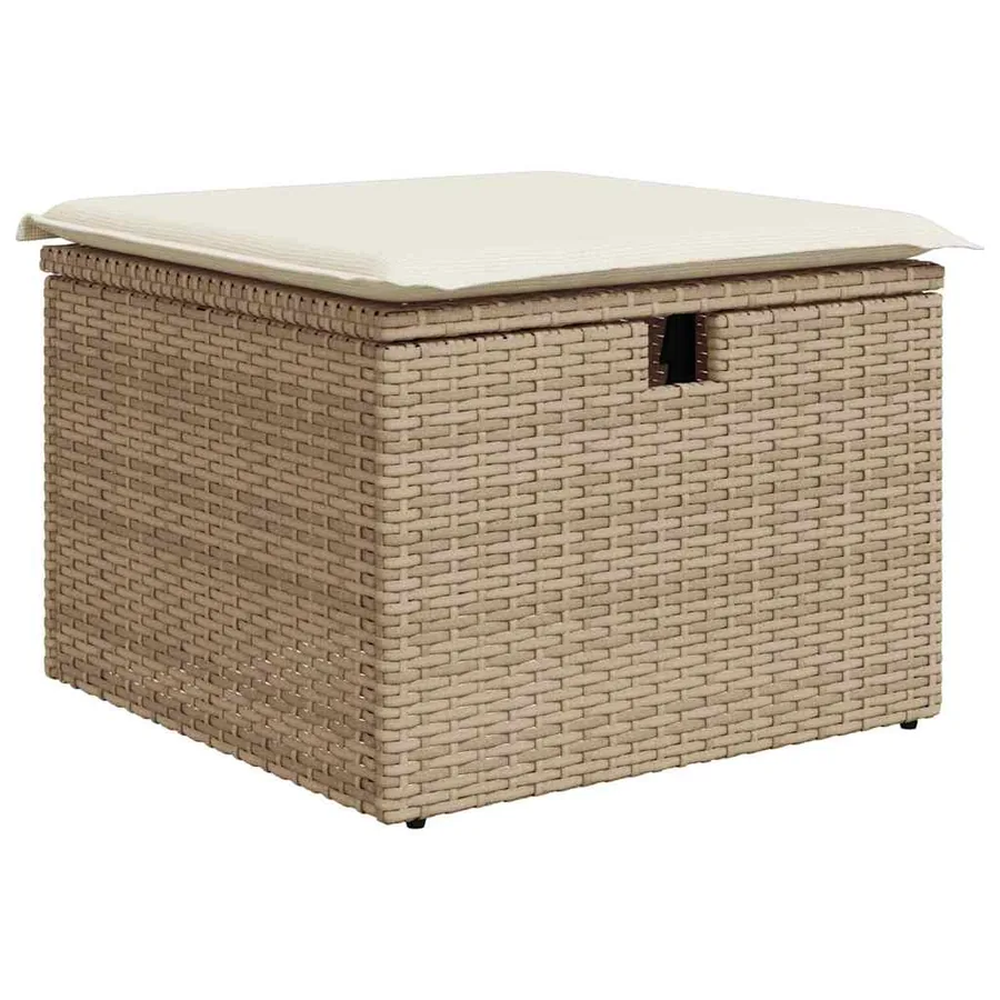 Ensemble de Canapés avec coussin 4 pcs polyrotin - 7