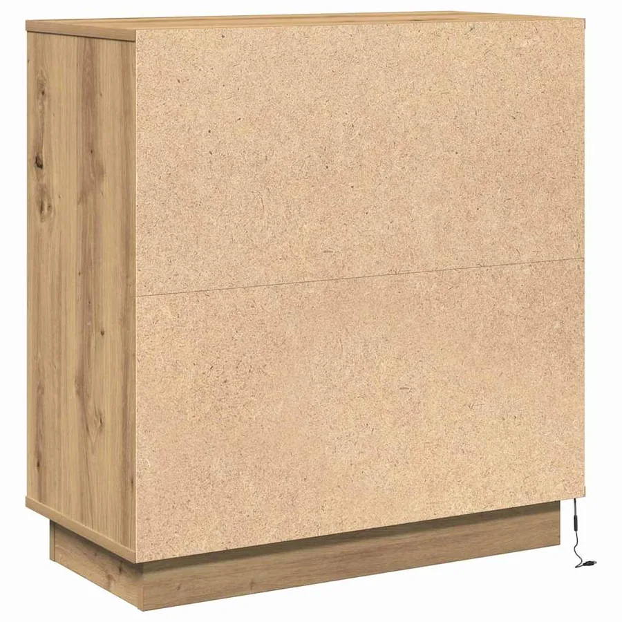 Cabinet de chevet Chêne artisanal 71 x 34,5 x 75 cm - 8