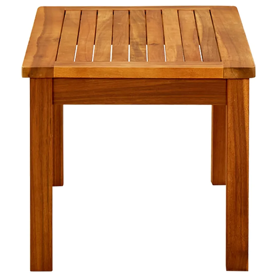 Table basse de jardin 70x40x36 cm Bois solide d'acacia - 3