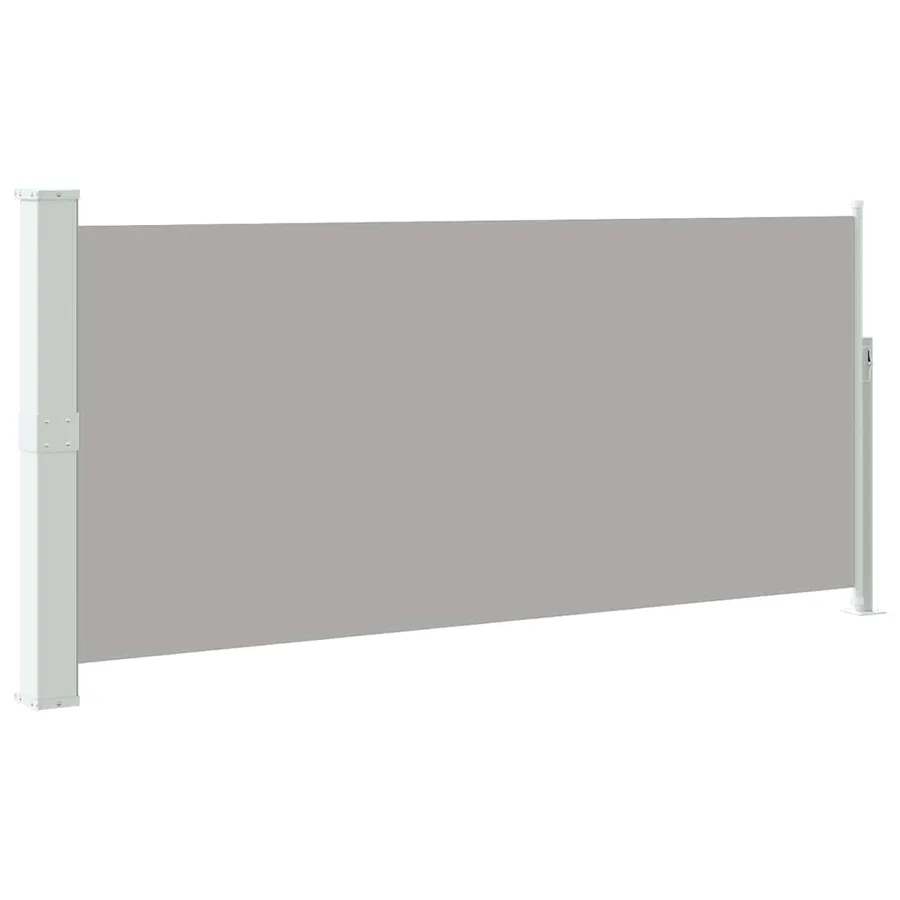 Auvent latéral rétractable 140 x 300 cm Gris - 2