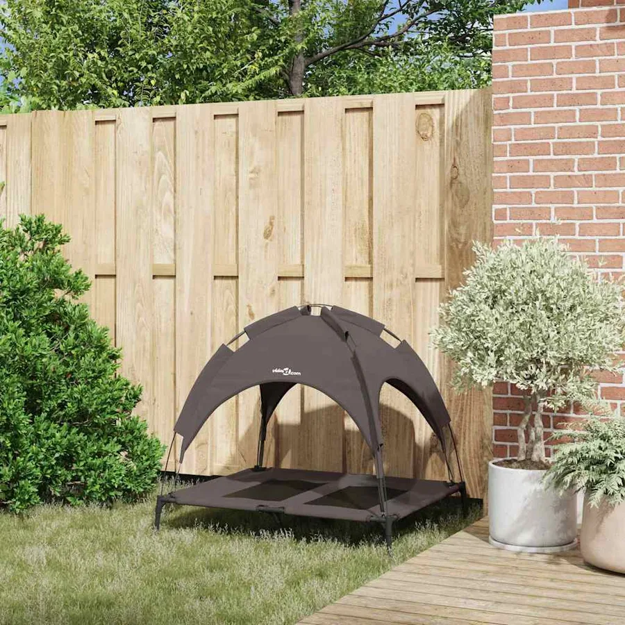 Lit pour Chien Marron 92 x 77 x 82,5 cm Acier - 3