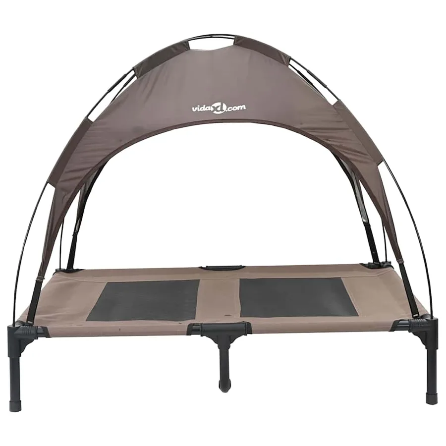 Lit pour Chien Marron 92 x 77 x 82,5 cm Acier - 4