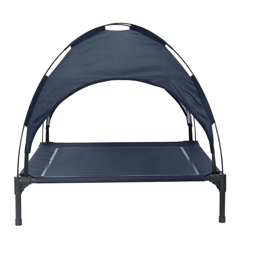 Lit pour Chien Bleu marine 90 x 81 x 80,5 cm Acier - 5