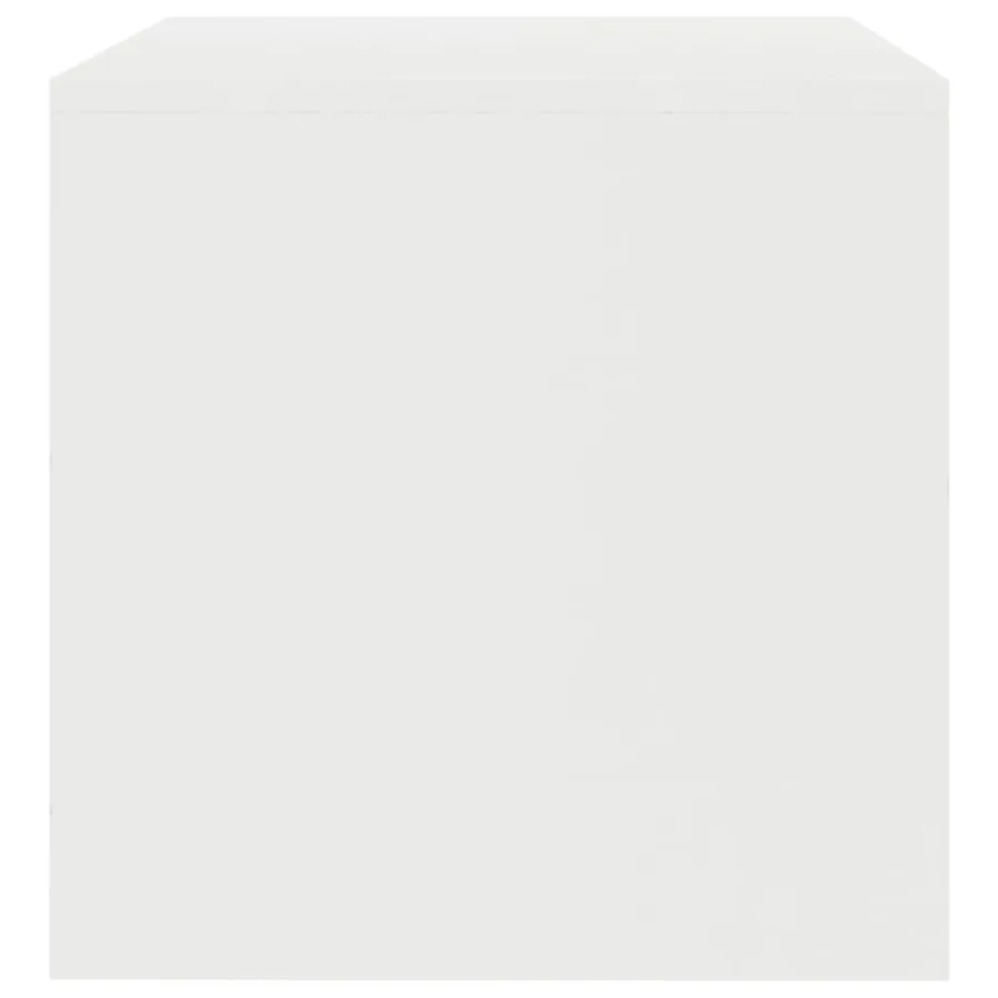 Meuble TV Blanc 100x40x40 cm Bois d’ingénierie - 5