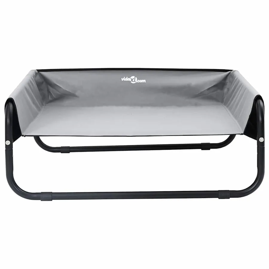 Lit pour Chien Gris clair 75 x 75 x 30 cm Acier - 4