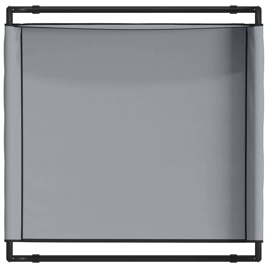 Lit pour Chien Gris clair 75 x 75 x 30 cm Acier - 7
