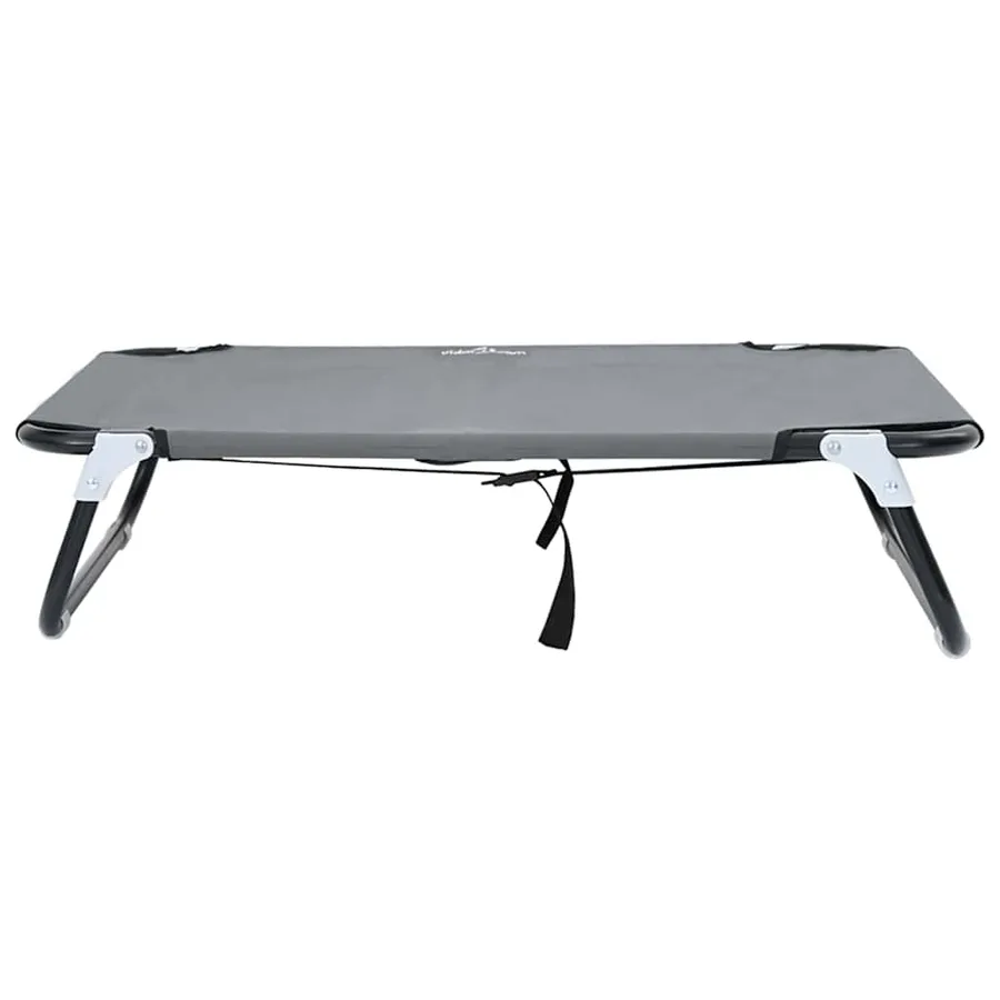 Lit pour Chien Gris clair 80 x 55 x 18 cm Acier - 4