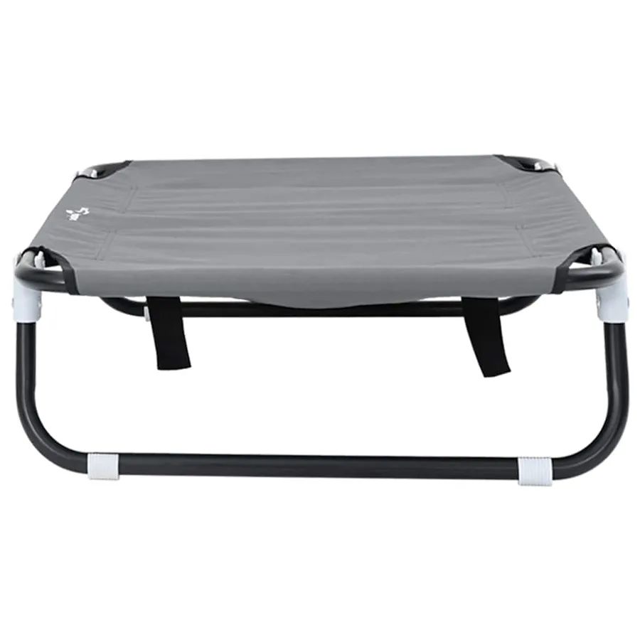 Lit pour Chien Gris clair 80 x 55 x 18 cm Acier - 5