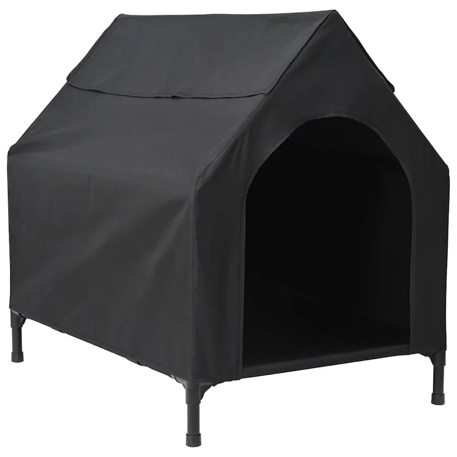 Maison pour animaux Noir 90 x 65 x 83 cm Acier - 2