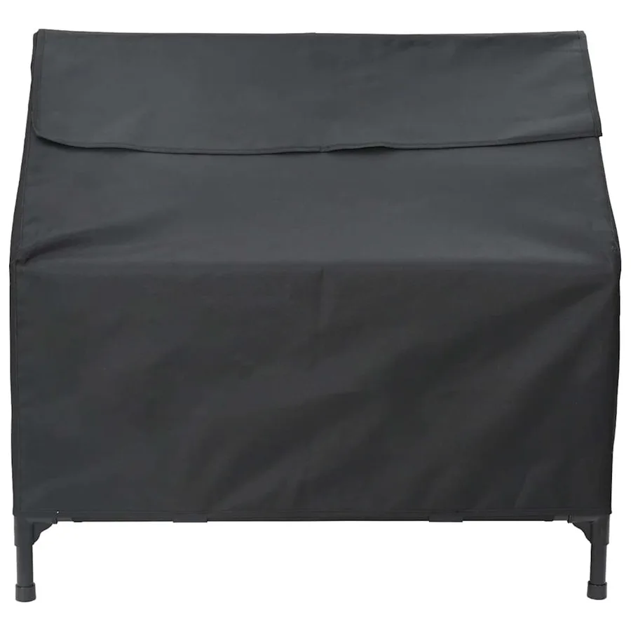 Maison pour animaux Noir 90 x 65 x 83 cm Acier - 5